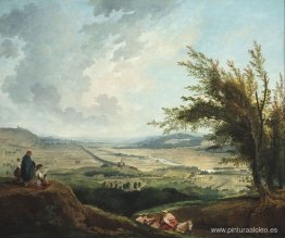 Un paisaje extenso cerca de París Un paisaje extenso cerca de París