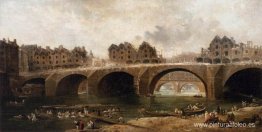 Demolición de las casas del puente Notre-Dame en 1786 Demolición de las casas del puente Notre-Dame en 1786