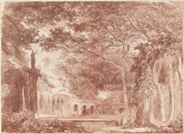 La Fuente Ovalada en los Jardines de la Villa d'Este, Tívoli La Fuente Ovalada en los Jardines de la Villa d'Este, Tívoli