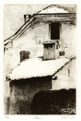 Los tejados de la aldea Ollon, cantón de Vaud, Suiza Los tejados de la aldea Ollon, cantón de Vaud, Suiza