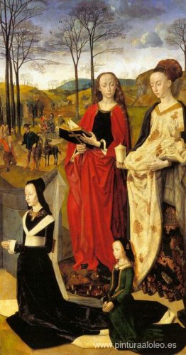 El Retablo de Portinari, Santa María Magdalena y Santa Margarita El Retablo de Portinari, Santa María Magdalena y Santa Margarita