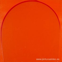 Pintura vertida: naranja, rojo, naranja. Pintura vertida: naranja, rojo, naranja.