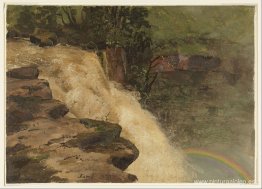 Una cascada en colombia Una cascada en colombia