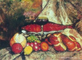 Bodegón con pez rojo Bodegón con pez rojo