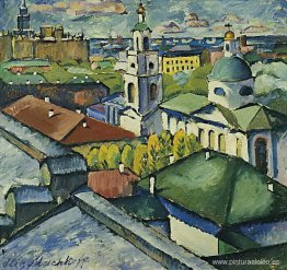 Vista de Moscú. Distrito de Myasnitsky Vista de Moscú. Distrito de Myasnitsky