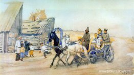 Ilustración para el poema de N.A. Nekrasov, "Quién vive bien en Ilustración para el poema de N.A. Nekrasov, "Quién vive bien en