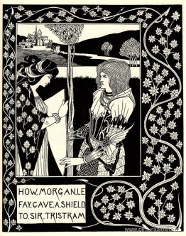 Cómo Morgan Le Fay le dio un escudo a Sir Tristram Cómo Morgan Le Fay le dio un escudo a Sir Tristram