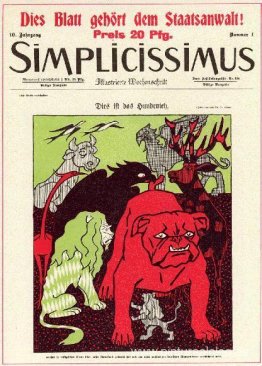 Ilustración de portada para la revista Simplicissimus Ilustración de portada para la revista Simplicissimus