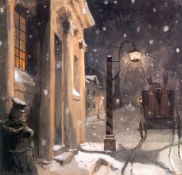 Hermann a la entrada de la condesa. Hermann a la entrada de la condesa.