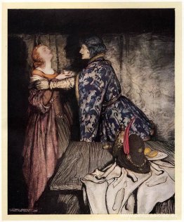 Tristán e Isolda beben la poción del amor. Tristán e Isolda beben la poción del amor.