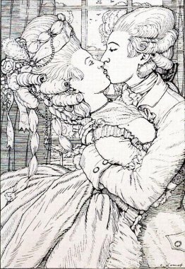 El beso. Ilustración del Libro de la Marquesa El beso. Ilustración del Libro de la Marquesa