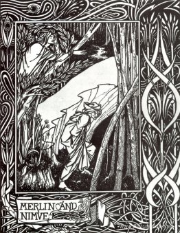 Merlín y Nimue Merlín y Nimue