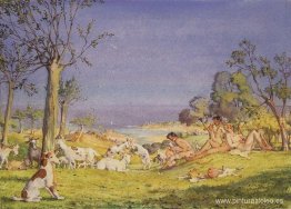 Ilustración de la novela Dafnis y Cloe 1 Ilustración de la novela Dafnis y Cloe 1