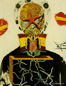 Figura con Bandera. Ilustración para 'Recuerdos del Surrealismo' Figura con Bandera. Ilustración para 'Recuerdos del Surrealismo'