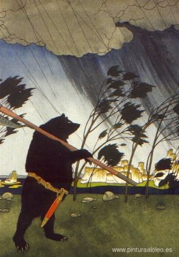 Ilustración. 'Cuentos de hadas: Teremok. Mizgir'. Ilustración. 'Cuentos de hadas: Teremok. Mizgir'.