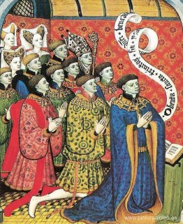 Miniatura del conde de Westmorland con sus doce hijos Miniatura del conde de Westmorland con sus doce hijos