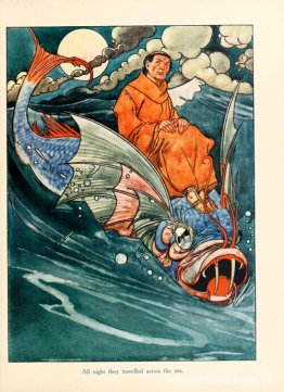 Toda la noche viajaron a través del mar. Toda la noche viajaron a través del mar.