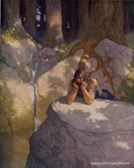 Sir Lanzarote en el desierto, después de abandonar la Mesa Redon Sir Lanzarote en el desierto, después de abandonar la Mesa Redon