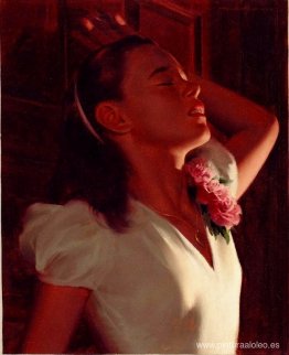 Lluvia primaveral (éxtasis), ilustración del Ladies' Home Journa Lluvia primaveral (éxtasis), ilustración del Ladies' Home Journa