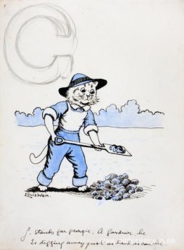 G SIGNIFICA GEORGIE, UN JARDINERO. ESTÁ EXCAVANDO TAN DURO COMO G SIGNIFICA GEORGIE, UN JARDINERO. ESTÁ EXCAVANDO TAN DURO COMO