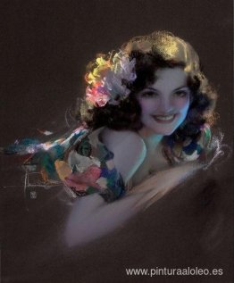 pin-up con flores pin-up con flores