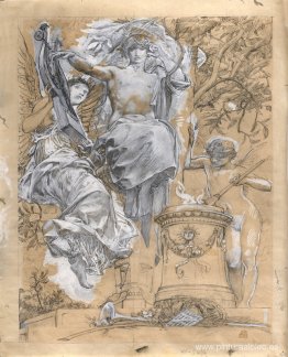 Proyecto de ilustración para los 'Trophées’ de José María de Her Proyecto de ilustración para los 'Trophées’ de José María de Her