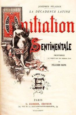 Portada de la novela 'Initiation Sentimentale' de Joséphin Pélad Portada de la novela 'Initiation Sentimentale' de Joséphin Pélad