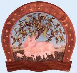 Roble muérdago Roble muérdago