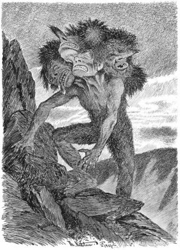 El troll de la montaña moribundo El troll de la montaña moribundo