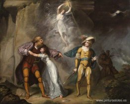 Escena de 'La Tempestad' de William Shakespeare Escena de 'La Tempestad' de William Shakespeare