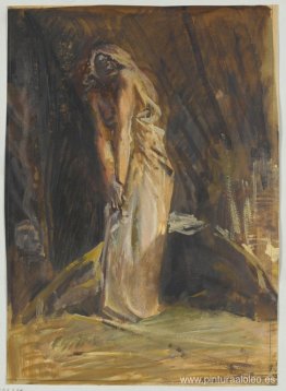 Proyecto de ilustración para Macbeth - Lady Macbeth sonámbula Proyecto de ilustración para Macbeth - Lady Macbeth sonámbula