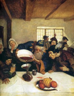 El astrólogo vació todo el cuenco en la botella. El astrólogo vació todo el cuenco en la botella.