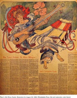 Rompecabezas de olas calientes. Ilustración para Philadelphia Pr Rompecabezas de olas calientes. Ilustración para Philadelphia Pr