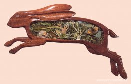 Mecha de pelo marrón Mecha de pelo marrón