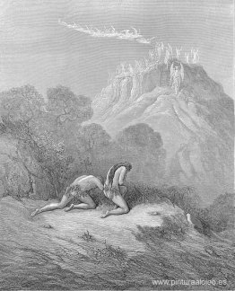 Las bandas celestiales bajan de un cielo de jaspe iluminado ahor Las bandas celestiales bajan de un cielo de jaspe iluminado ahor