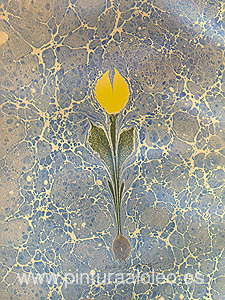 Marmoleado floral