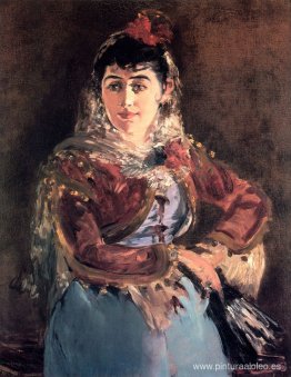 Retrato de Emilie Ambre en el papel de Carmen Retrato de Emilie Ambre en el papel de Carmen