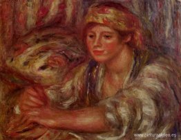 Mujer jugando a las cartas Mujer jugando a las cartas