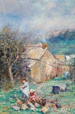 Los niños de la cabaña (Lluvia y sol) Los niños de la cabaña (Lluvia y sol)