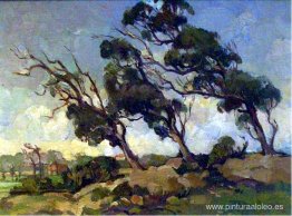 Árboles azotados por el viento Árboles azotados por el viento