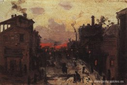 Atardecer en las afueras del pueblo Atardecer en las afueras del pueblo