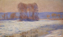 El Sena en Bennecourt, Invierno El Sena en Bennecourt, Invierno