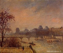 El Sena y el Louvre, París El Sena y el Louvre, París