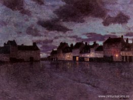 Mercado en Francia, después de una tormenta Mercado en Francia, después de una tormenta