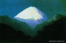 Elbrus. Noche de luna Elbrus. Noche de luna