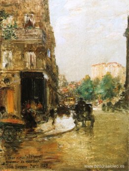 Escena de la calle París Escena de la calle París