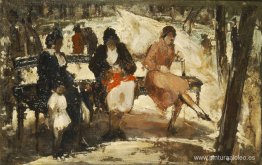 Mujeres en los Jardines Reales Mujeres en los Jardines Reales