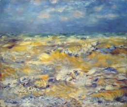 Paisaje marino cerca de Berneval Paisaje marino cerca de Berneval