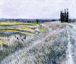 La llanura de Gennevilliers, grupo de álamos La llanura de Gennevilliers, grupo de álamos