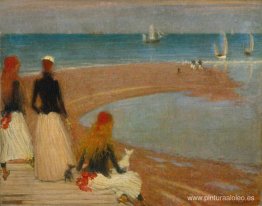 La playa de Walberswick La playa de Walberswick